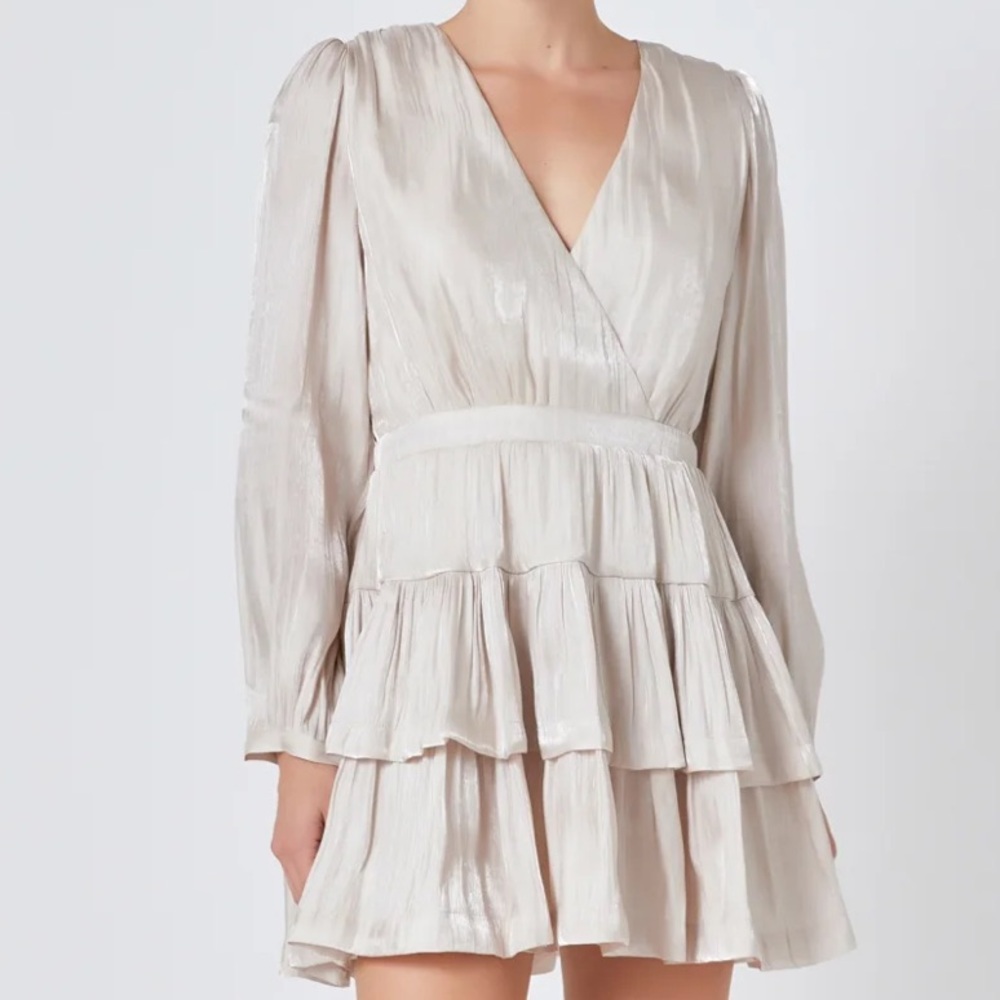 Endless Rose Metallic Mini Dress
